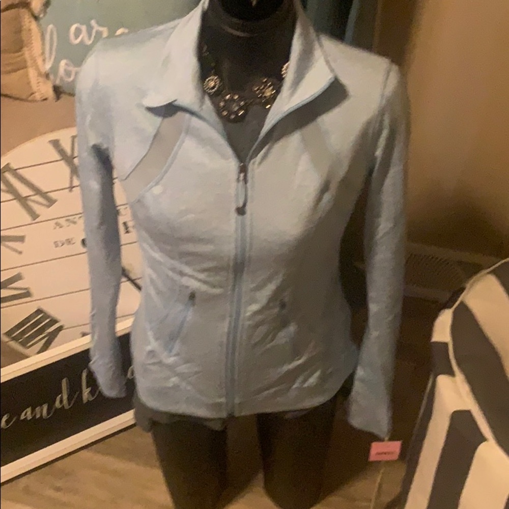 Tangerine company lightweight workout jacket